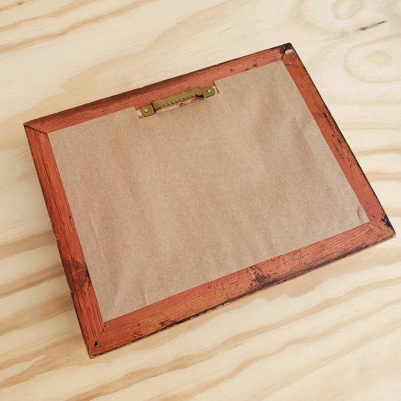 Vintage Paper Toile 3D Toadstool Framed Art - Picture 5 of 5